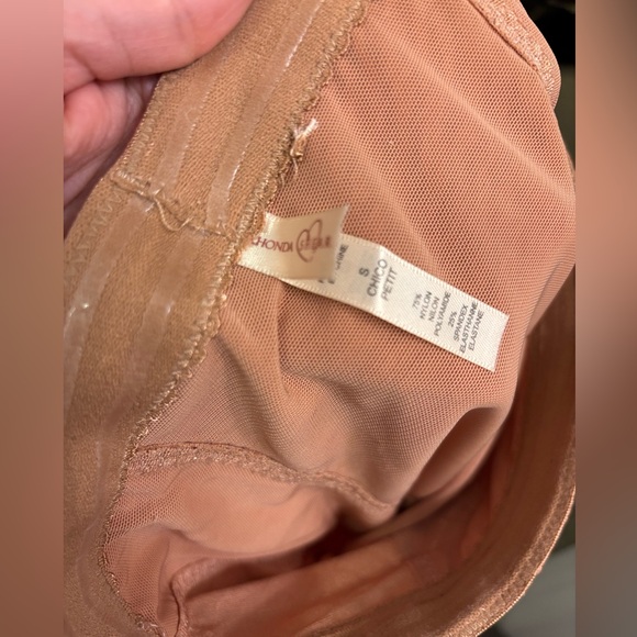 NWOT | Rhoda Shear | size S | Nude Jacquard Mesh Shaping Slip - Picture 4 of 5